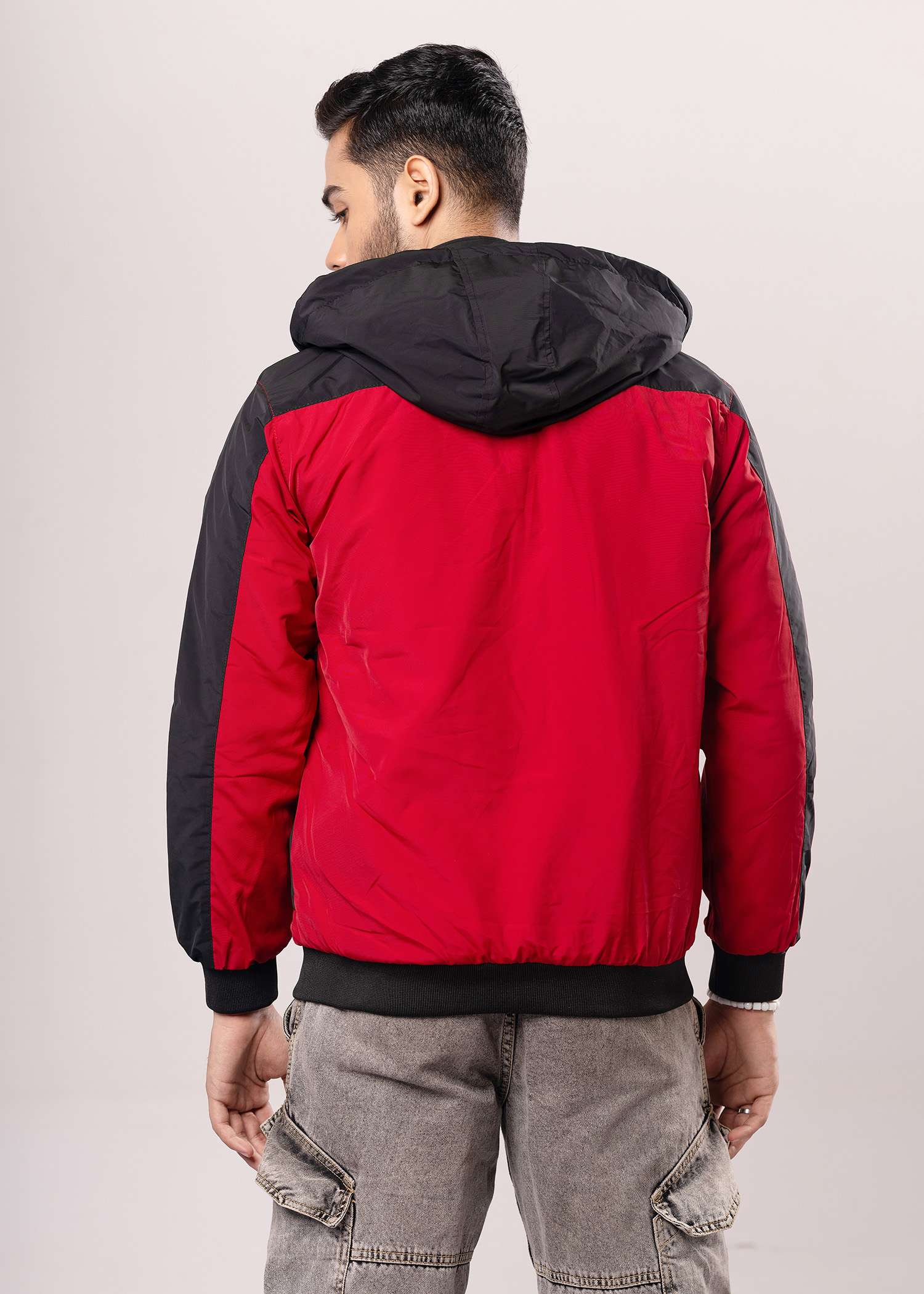 MEN’S PREMIUM HOODIE JACKET (RED)