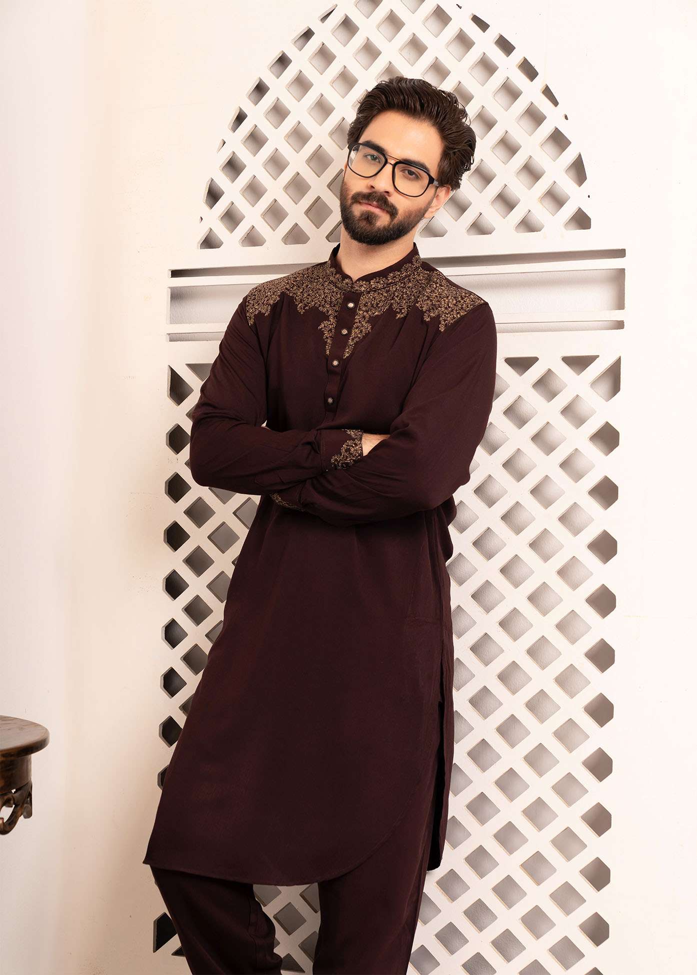 Men’s Signature Kabli Set – COFFEE