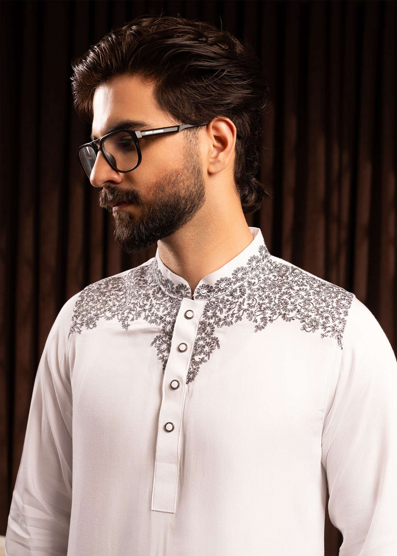 Men’s Signature Kabli Set- WHITE